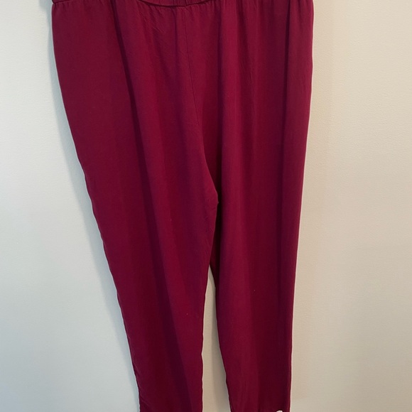 ankle length pants with elastic waist - Picture 5 of 7
